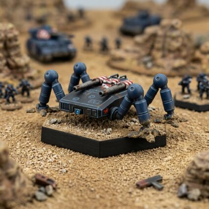 Arachnoid AAC 1 TF - Spider Tank Mech Miniature Painted Mech Miniature
