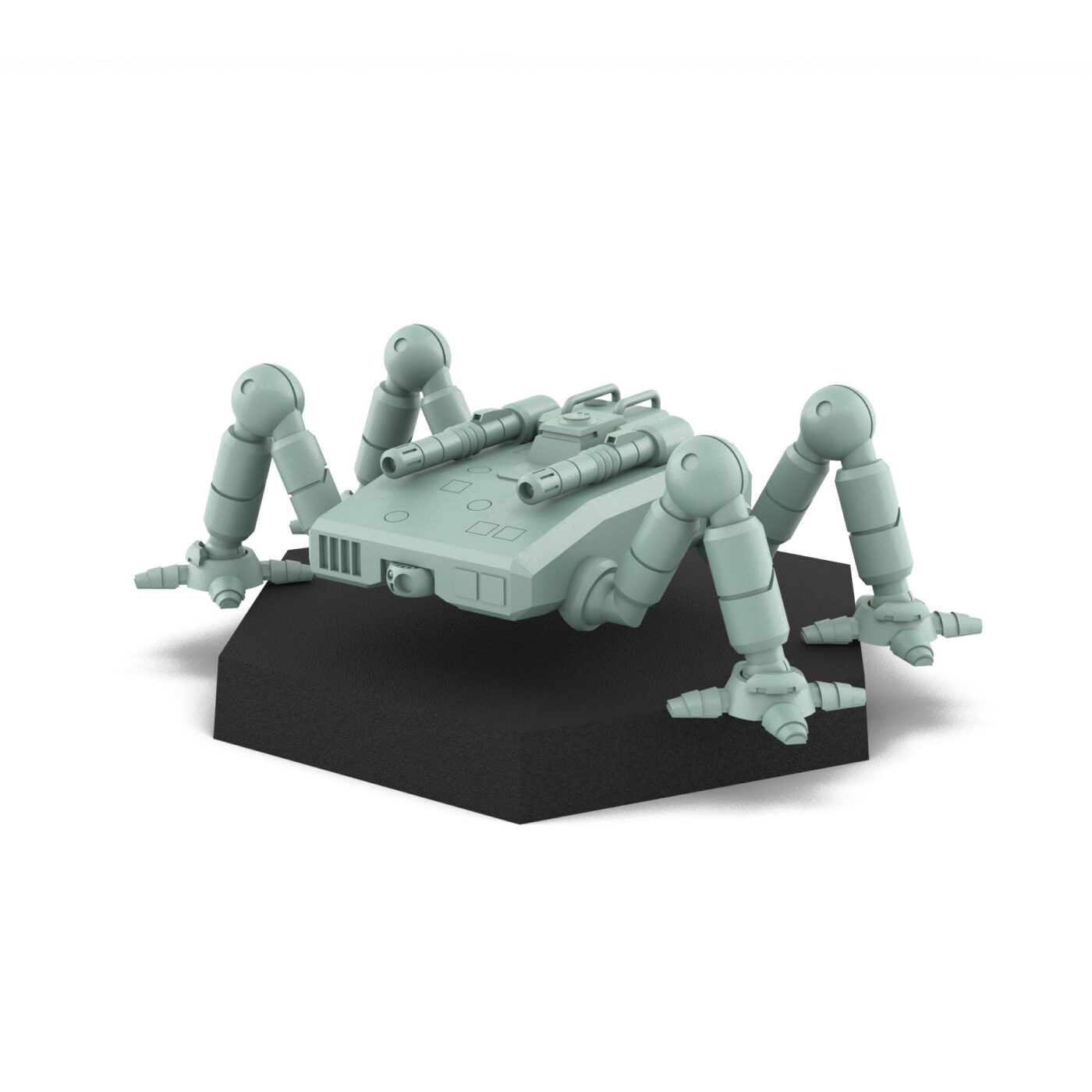 Arachnoid AAC 1 TF - Spider Tank Mech Miniature 3D Printed Mech Miniature