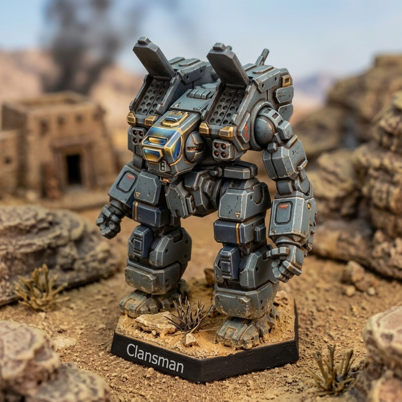Archer 2W Painted Mech Miniature