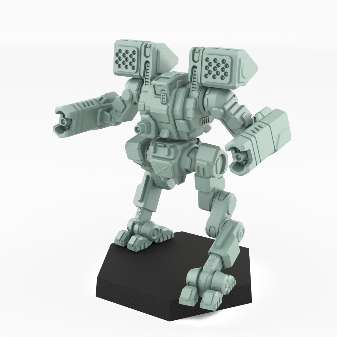 Arctik Wolf B 3D Printed Mech Miniature