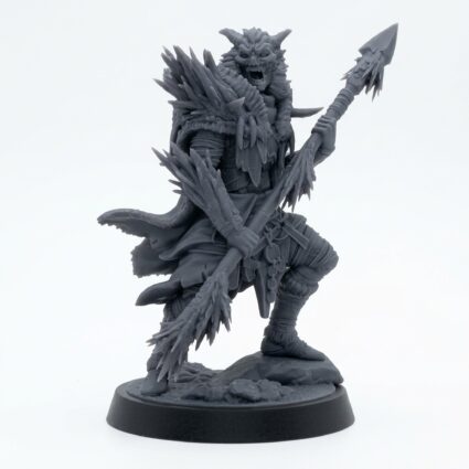 Arisen Ancestor D - Gray Resin 3D Printed Miniature
