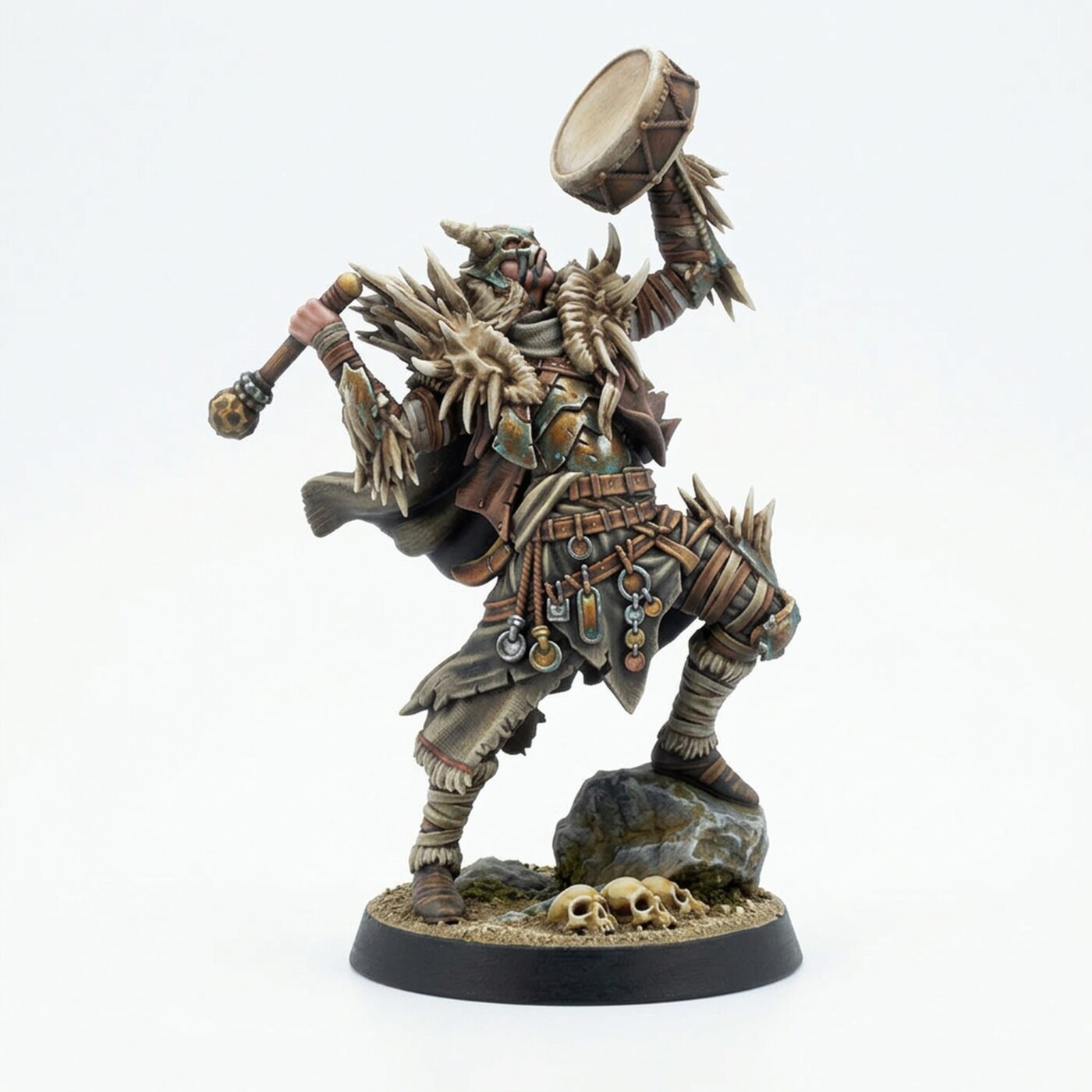 Arisen Ancestor 6 Musician - Painted 3D Printed Miniature