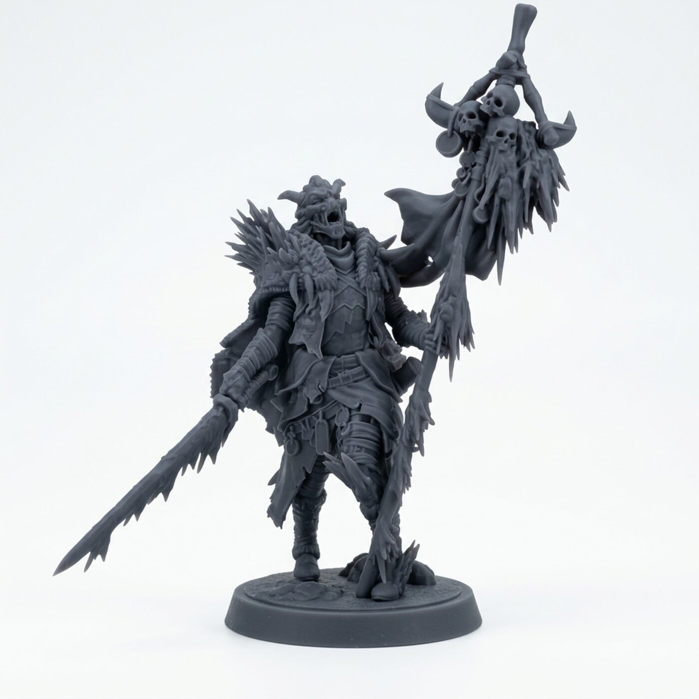 Arisen Ancestor 7 Bannerman - Gray Resin 3D Printed Miniature