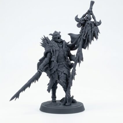 Arisen Ancestor 7 Bannerman - Gray Resin 3D Printed Miniature