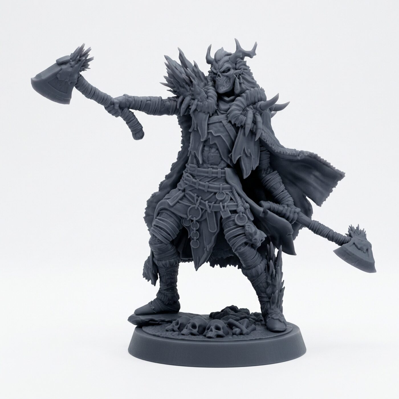 Arisen Ancestor 8 Leader - Gray Resin 3D Printed Miniature