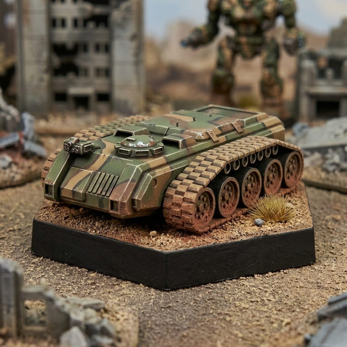 Armored Mortar Carrier - USe Mechs 3D Miniature Painted Mech Miniature