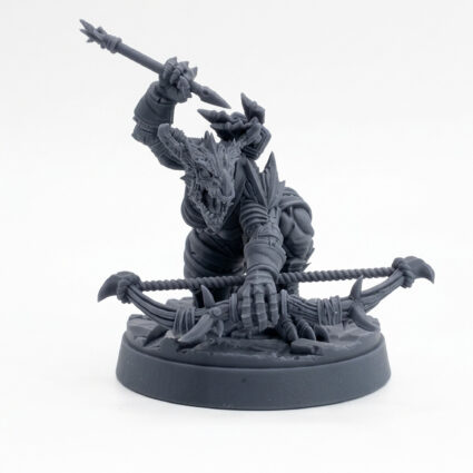 Arrowsister B - Gray Resin 3D Printed Miniature