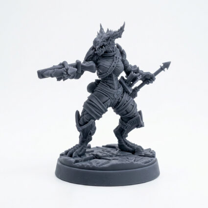 Arrowsister C - Gray Resin 3D Printed Miniature