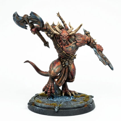 Attacking Berserker - Painted 3D Printed Miniature