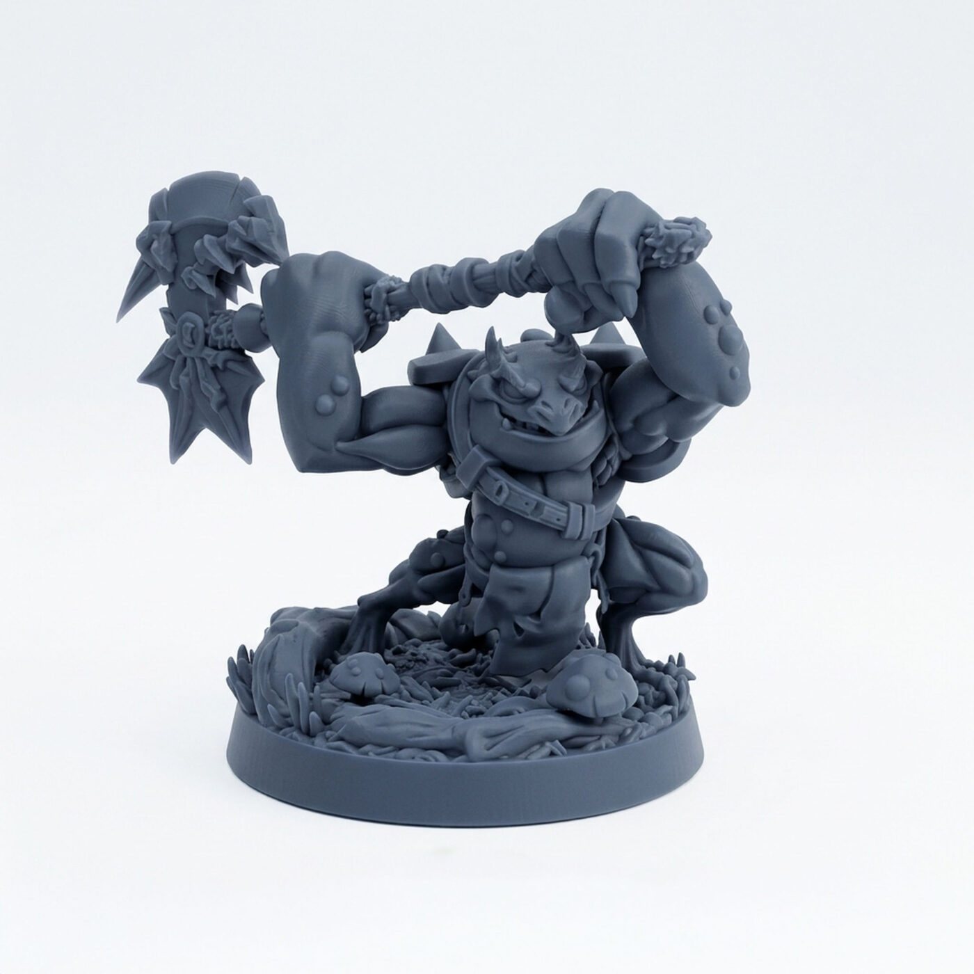 Atxeraider A - Gray Resin 3D Printed Miniature