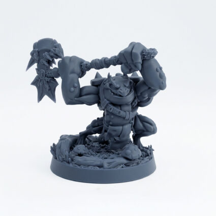 Atxeraider A - Gray Resin 3D Printed Miniature