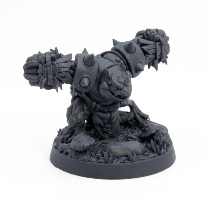 Atxeraider C - Gray Resin 3D Printed Miniature