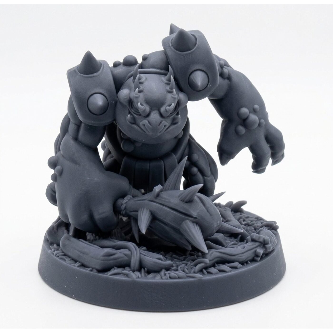 Atxeraider F - Gray Resin 3D Printed Miniature