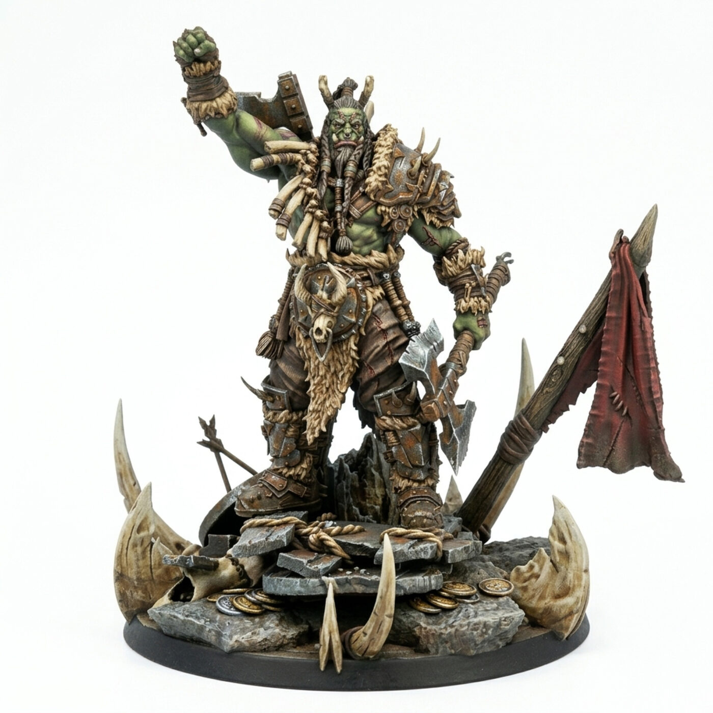 Azhrog Chief - Painted 3D Printed Miniature