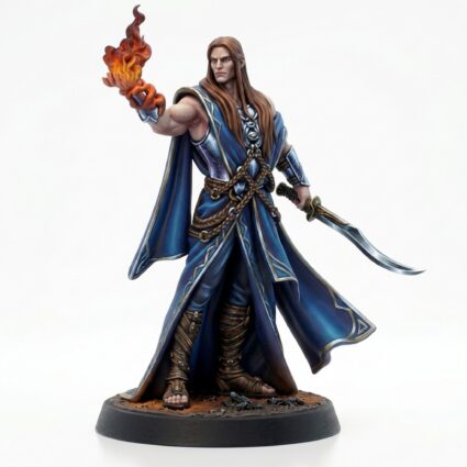 Azoul Anak Blooded Sorcerer - Painted 3D Printed Miniature