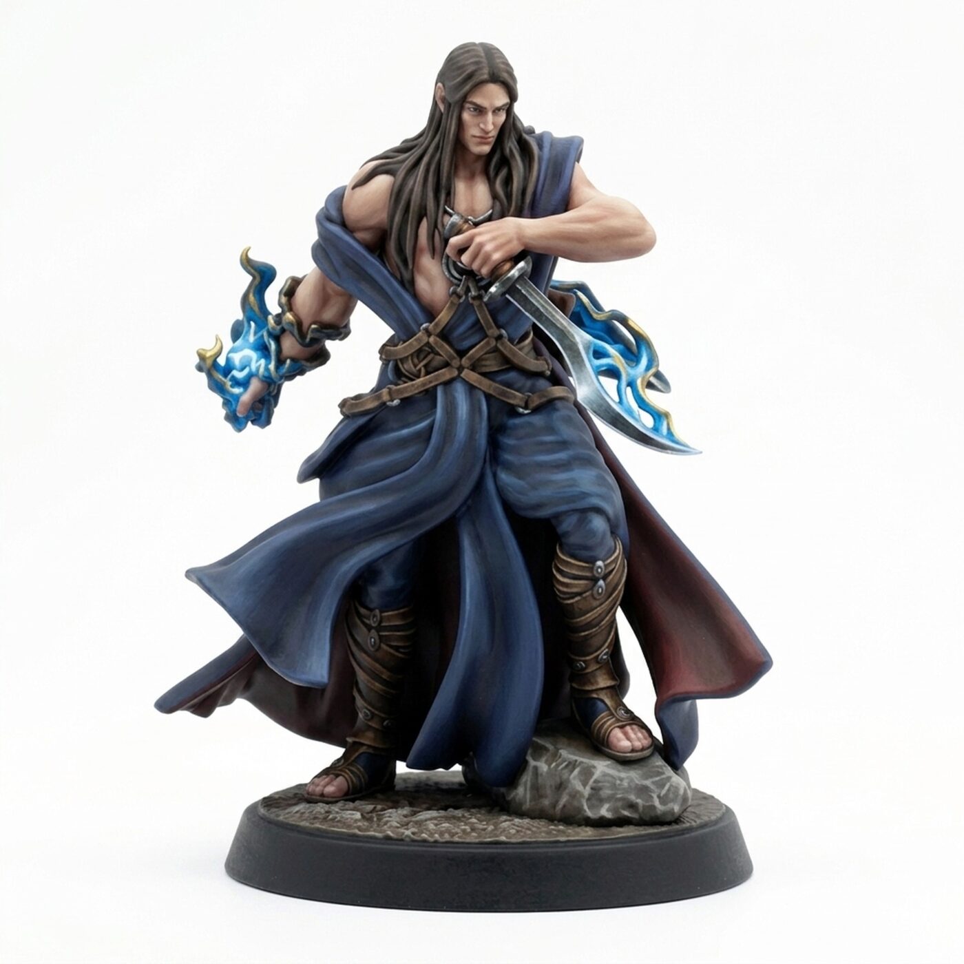 Azoul Anak Blooded Sorcerer B - Painted 3D Printed Miniature
