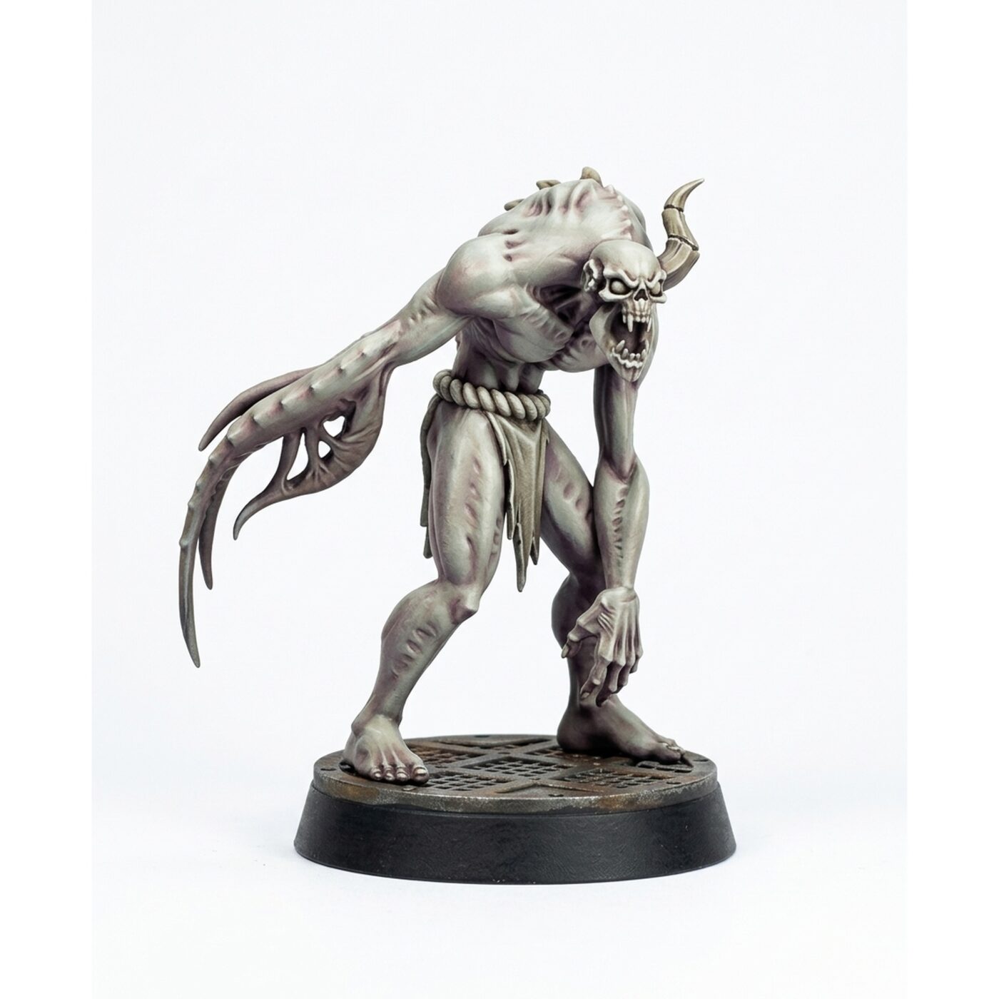 Back Head Demon - Painted 3D Printed Miniature