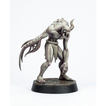 Back Head Demon - Painted 3D Printed Miniature