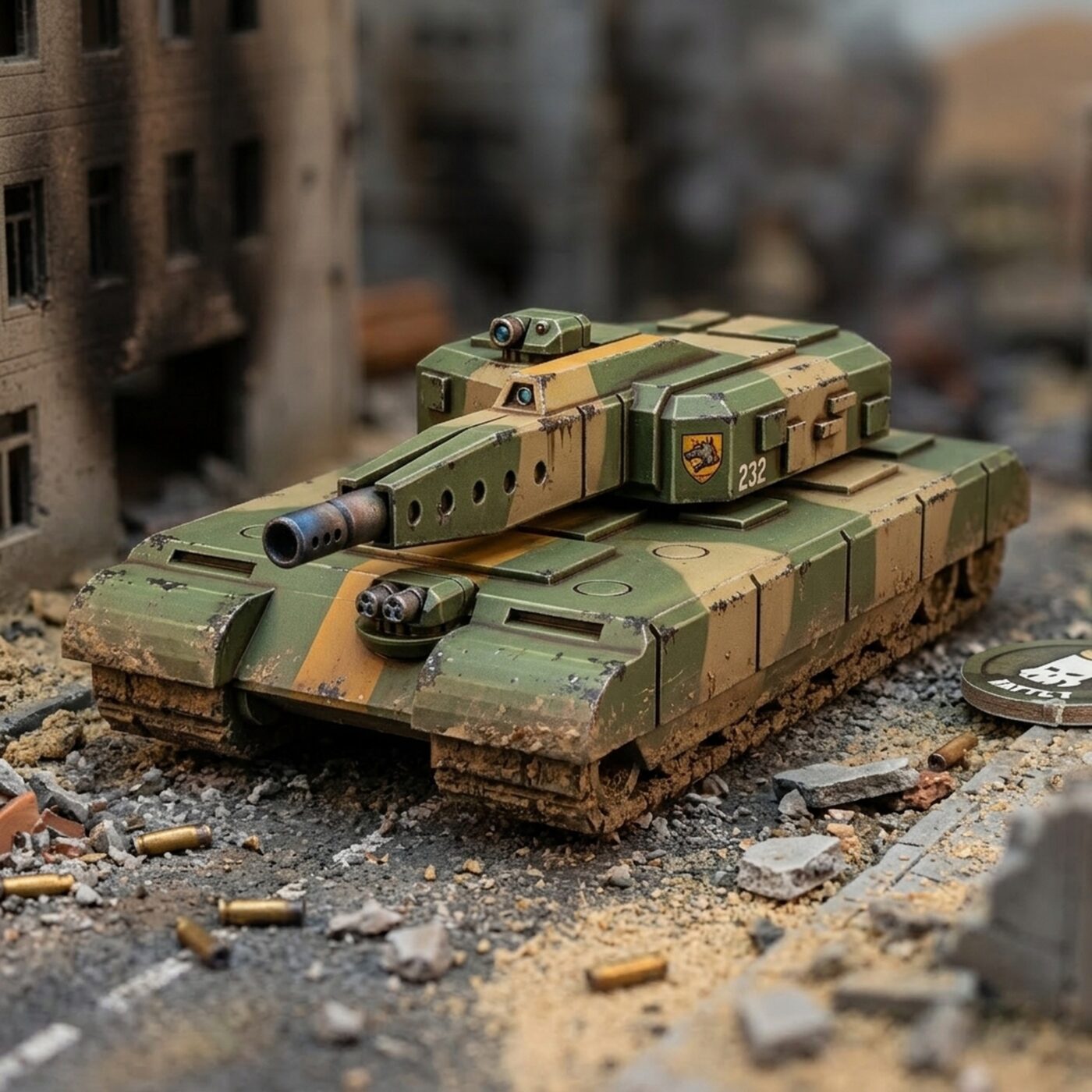 Badger Medium Tank BT - 3D Printed Sci-Fi Miniature Painted Mech Miniature