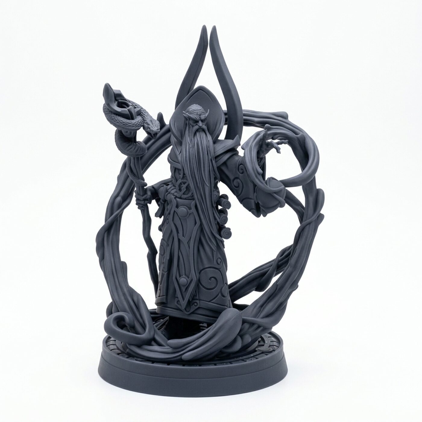 Balazar Infinity Walker - Gray Resin 3D Printed Miniature