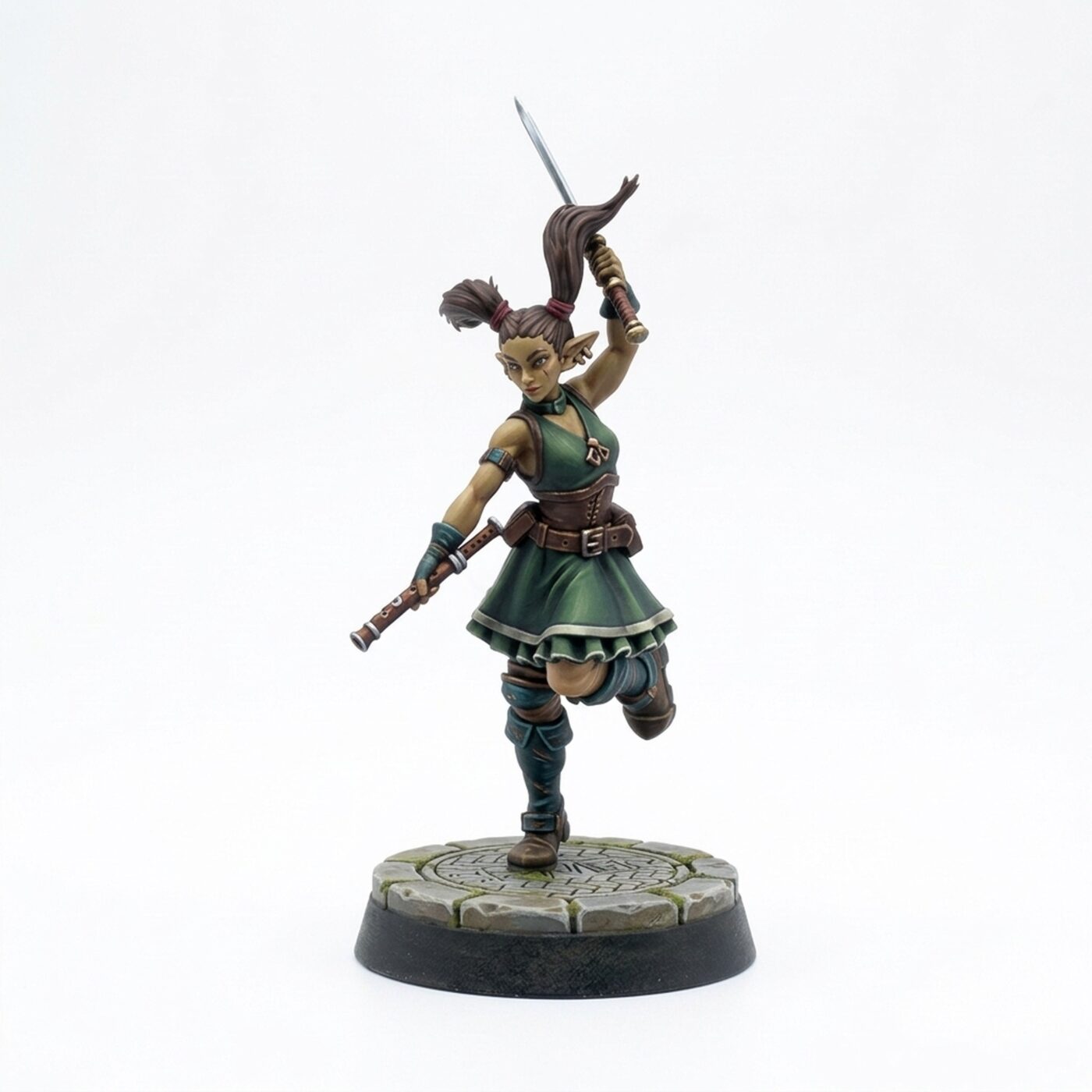 Bard Drawing Katana - Painted 3D Printed Miniature