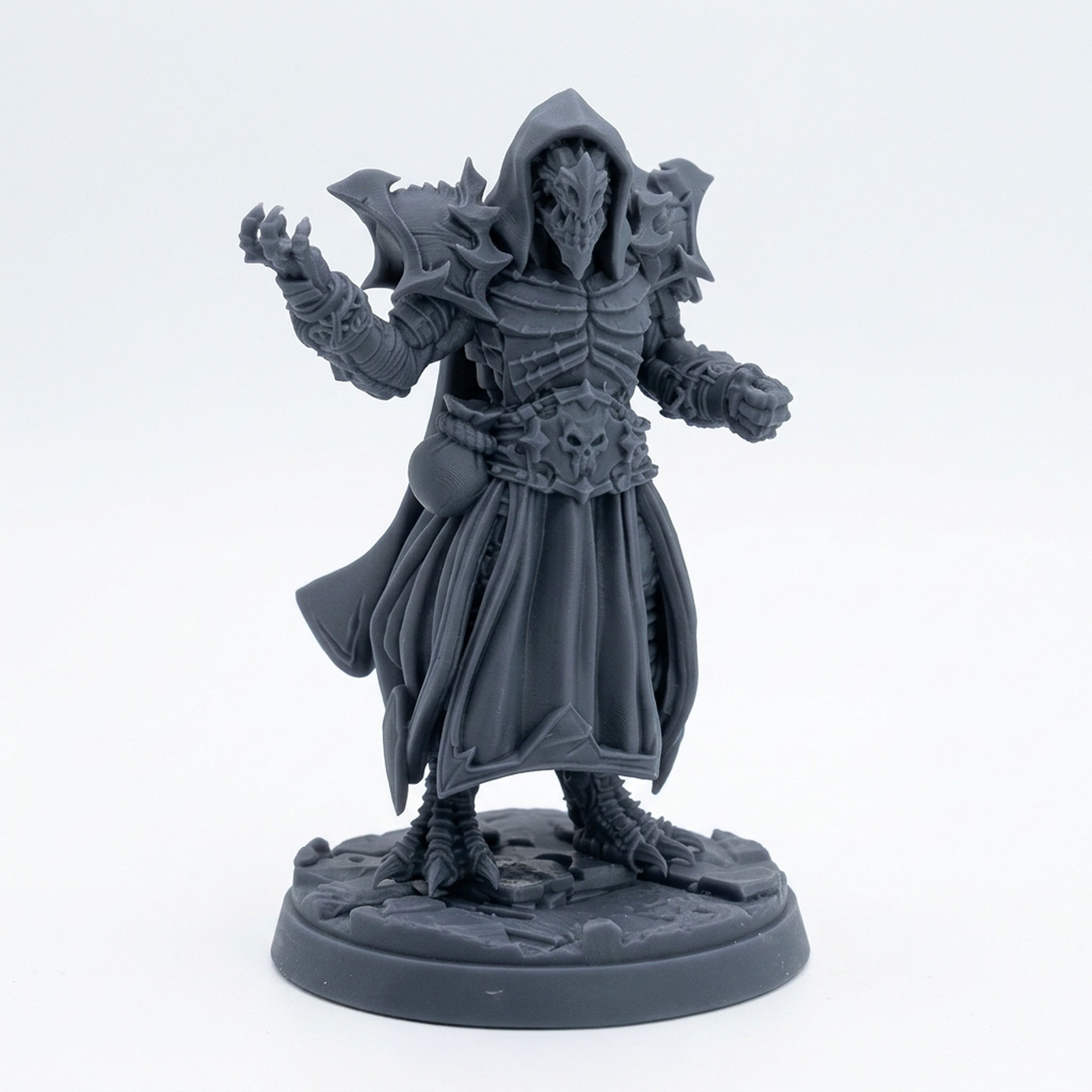 Barrabwarden B - Gray Resin 3D Printed Miniature