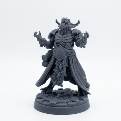 Barrabwarden C - Gray Resin 3D Printed Miniature