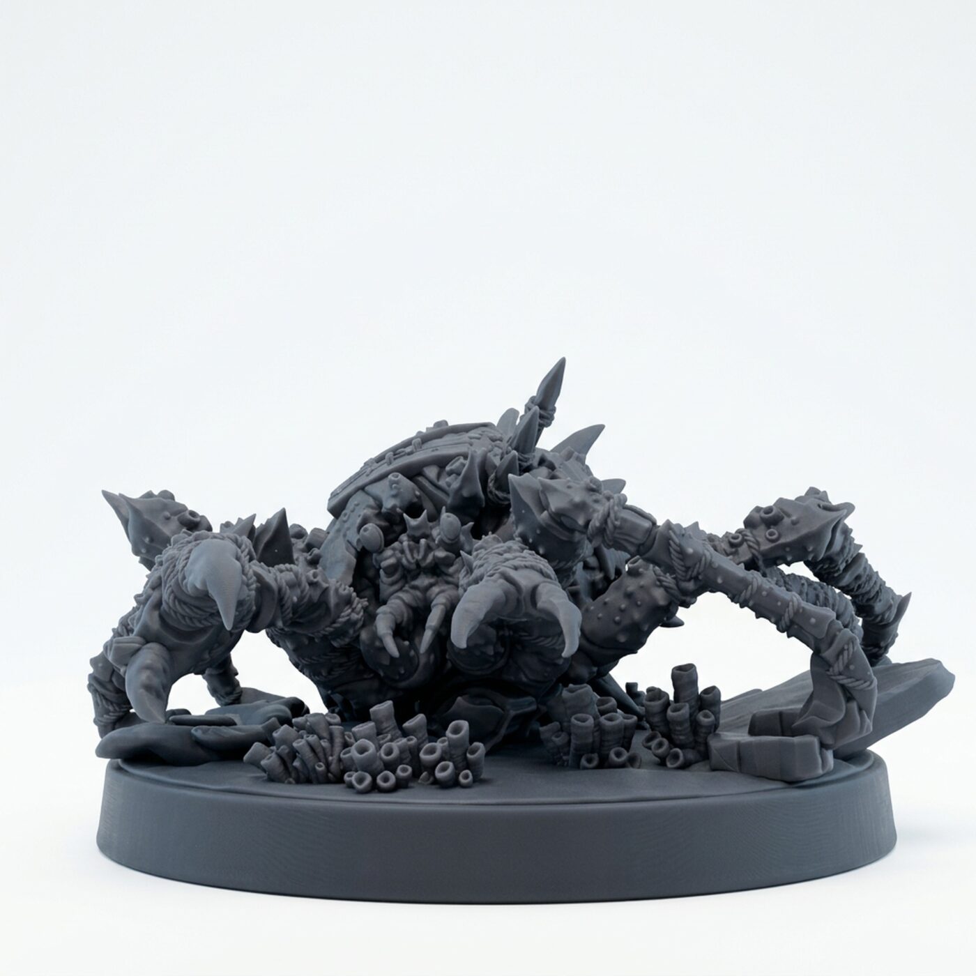 Bastionette - Gray Resin 3D Printed Miniature