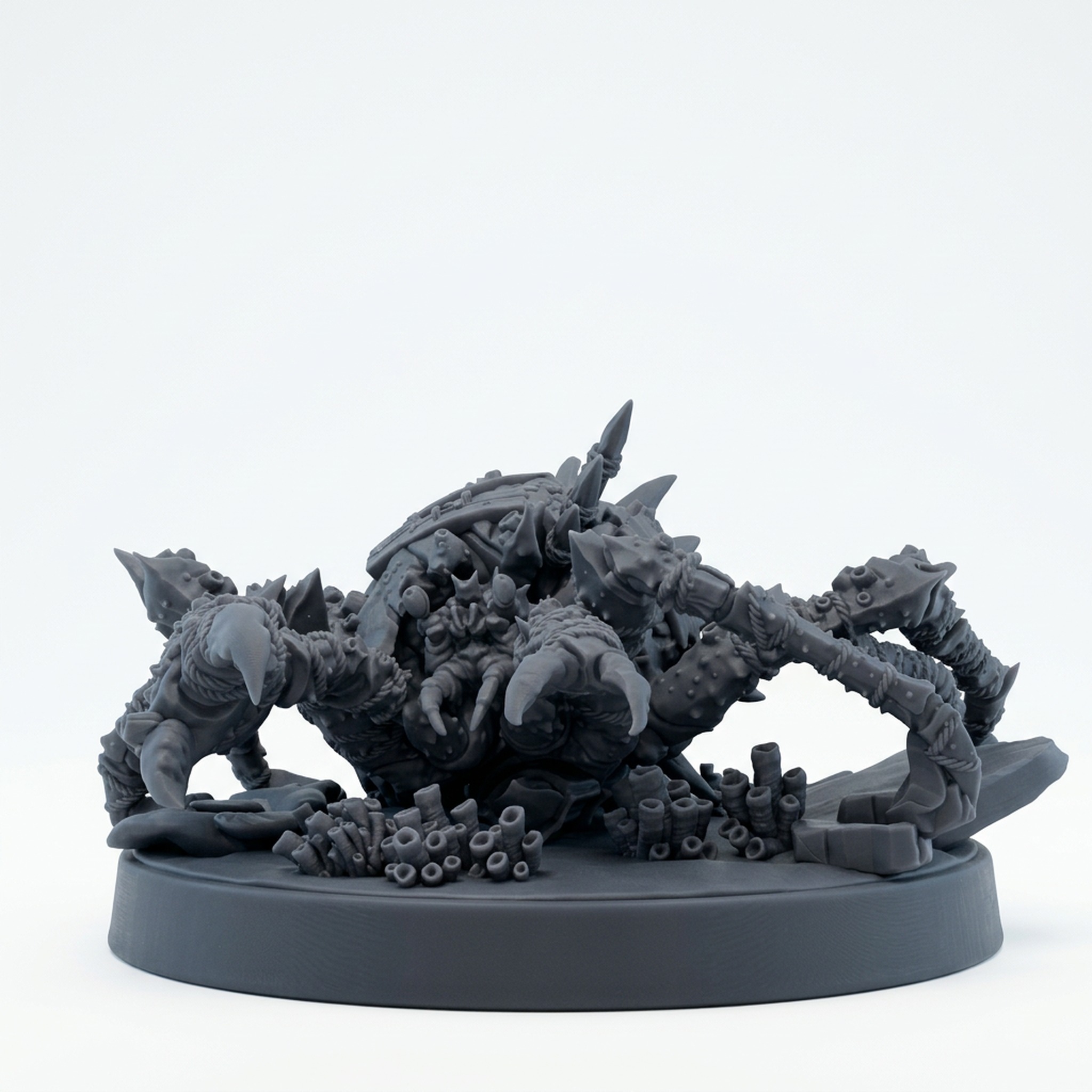 Bastionette - Gray Resin 3D Printed Miniature