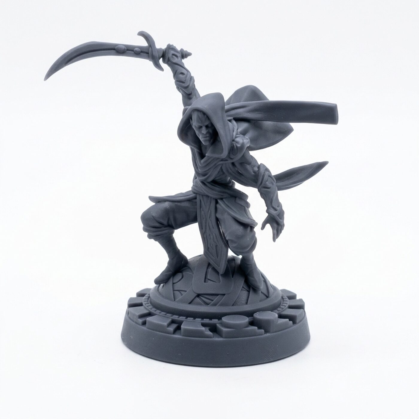 Battle Dervish C - Gray Resin 3D Printed Miniature