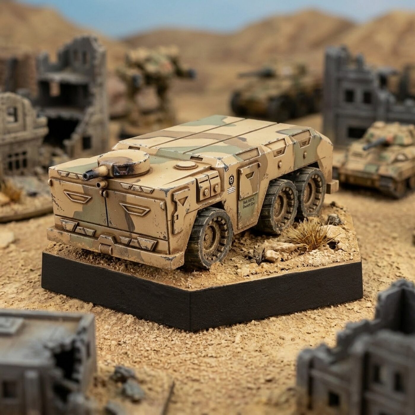 Beast Riot Control Vehicle Painted Mech Miniature