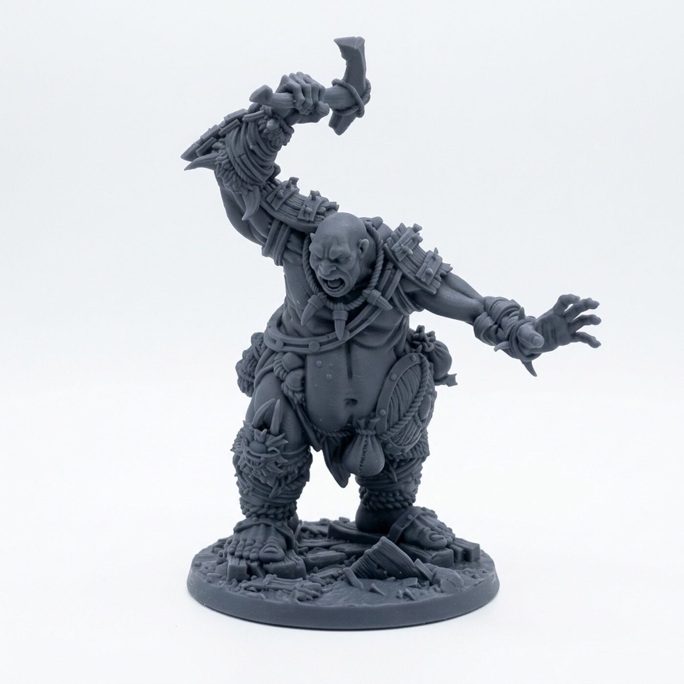 Behemoth Battalion A - Gray Resin 3D Printed Miniature