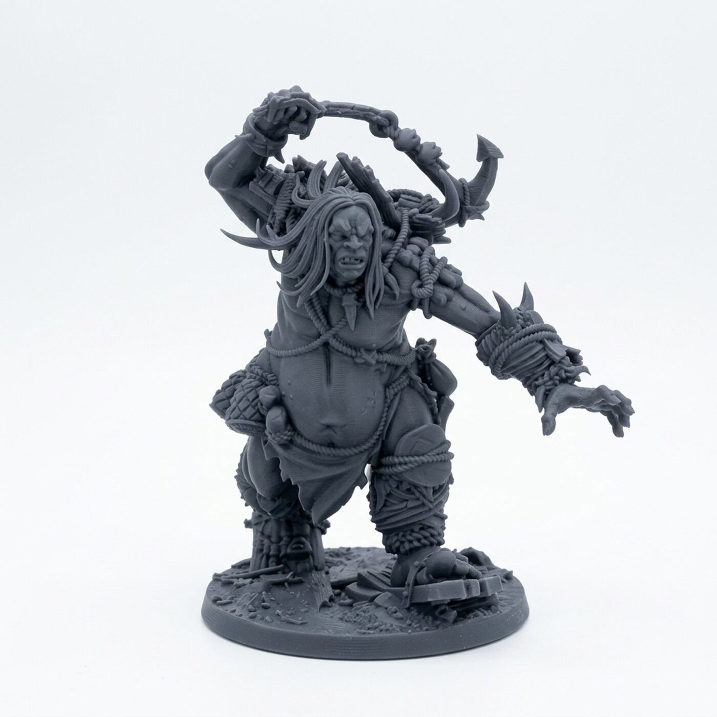 Behemoth Battalion D - Gray Resin 3D Printed Miniature