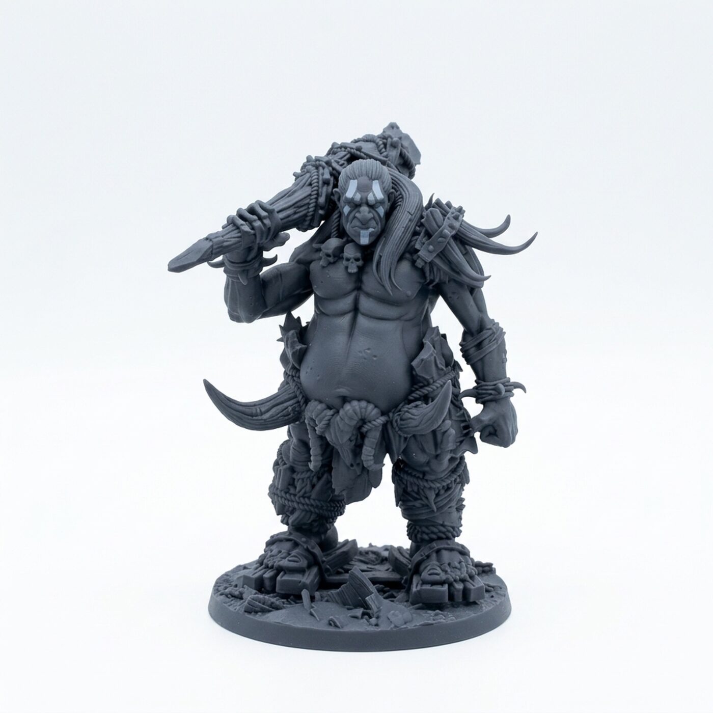 Behemoth Battalion E - Gray Resin 3D Printed Miniature