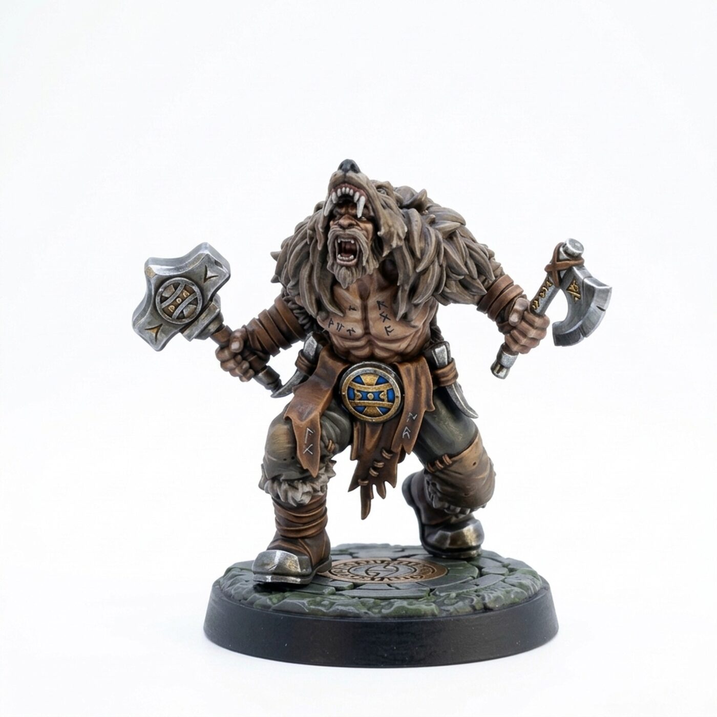 Berserk Human - Painted 3D Printed Miniature