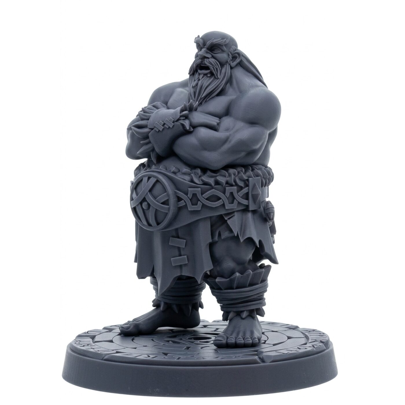 Big Man - Gray Resin 3D Printed Miniature