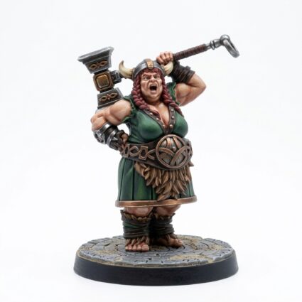 Big Woman - Painted 3D Printed Miniature