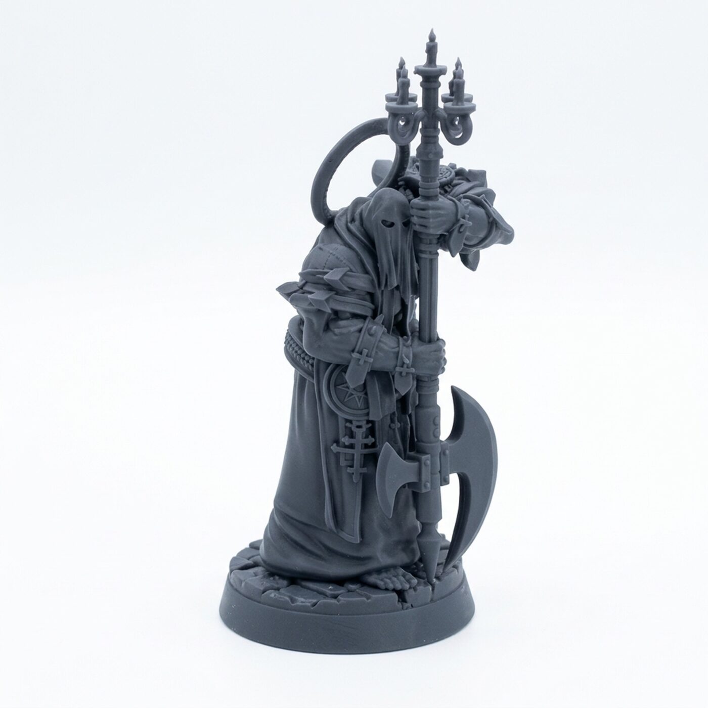 Bishops Of Purified Blood C - Gray Resin 3D Printed Miniature