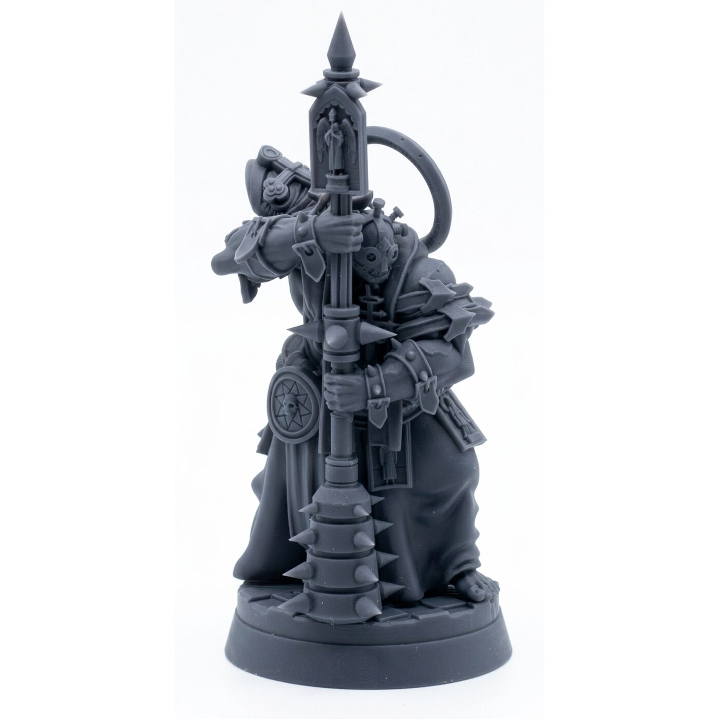 Bishop Of Purified Blood F - Gray Resin 3D Printed Miniature