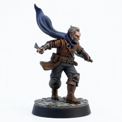 Blade Duelist - Painted 3D Printed Miniature