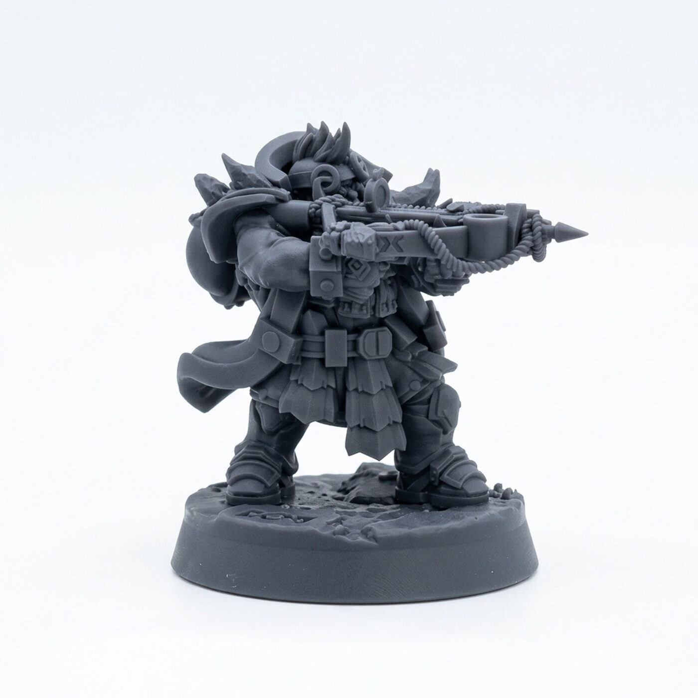Blaze Arbalist A - Gray Resin 3D Printed Miniature