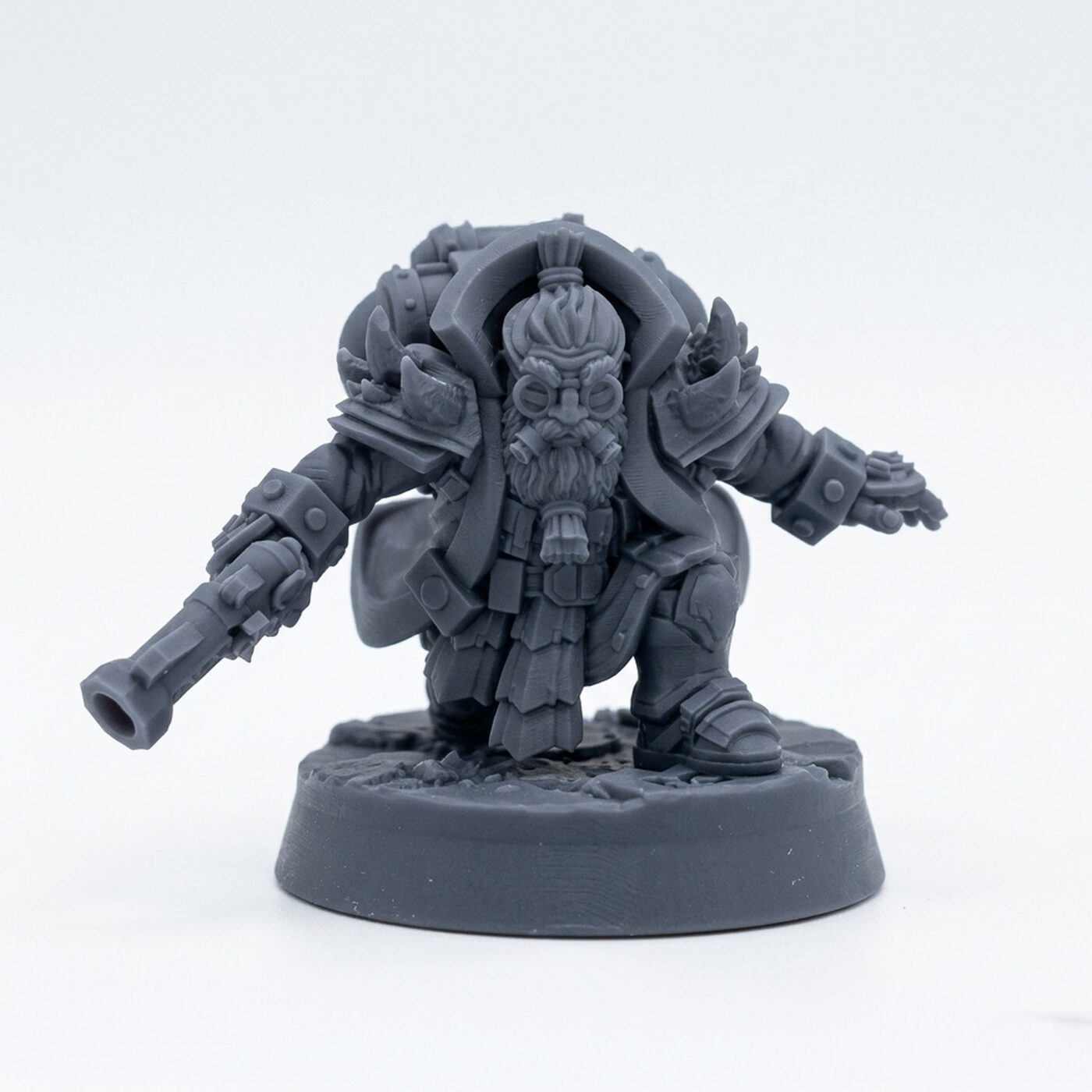 Blaze Arbalist B - Gray Resin 3D Printed Miniature