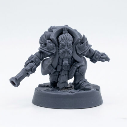 Blaze Arbalist B - Gray Resin 3D Printed Miniature