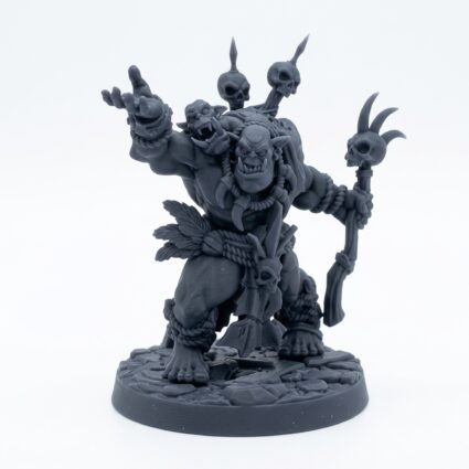 Blood Shaman A - Gray Resin 3D Printed Miniature