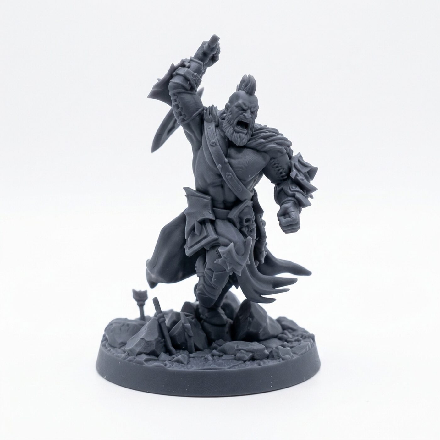 Bloodjackal A - Gray Resin 3D Printed Miniature