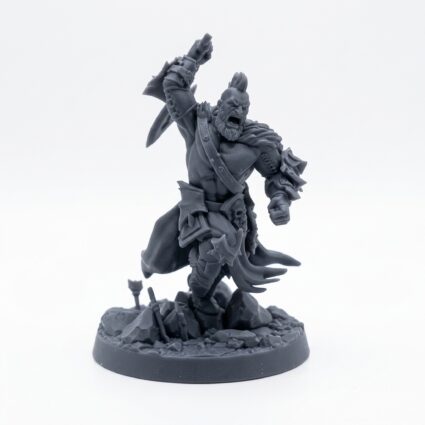 Bloodjackal A - Gray Resin 3D Printed Miniature