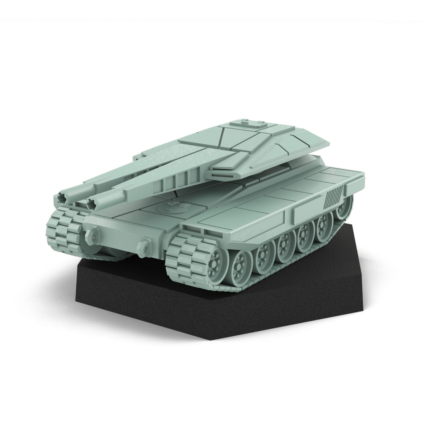 Bludgeon UK Heavy Tank Miniature by USe Mechs 3D Printed Mech Miniature