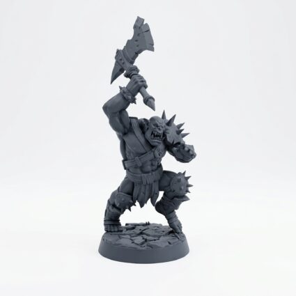 Body Chopper C - Gray Resin 3D Printed Miniature