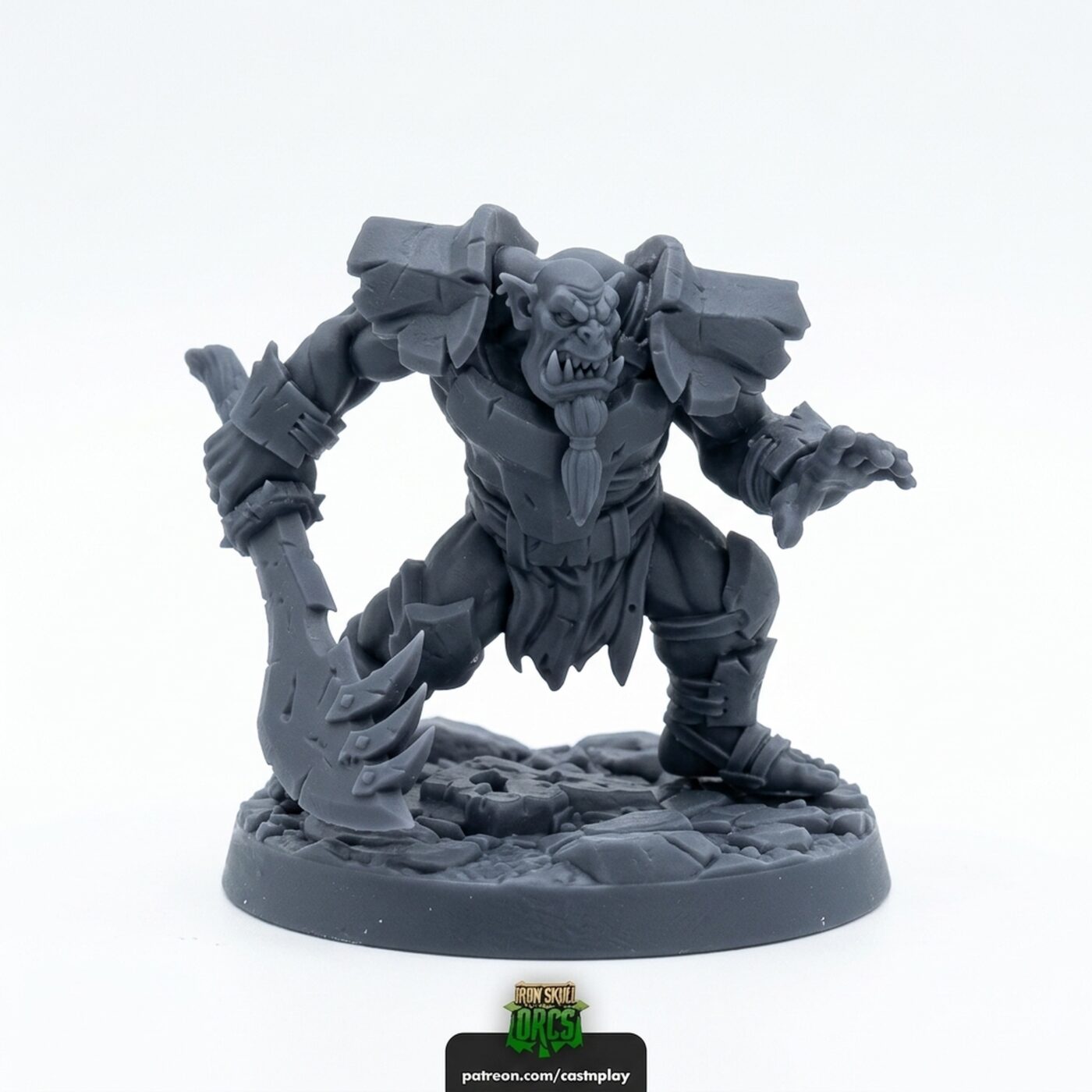 Body Choppers F - Gray Resin 3D Printed Miniature