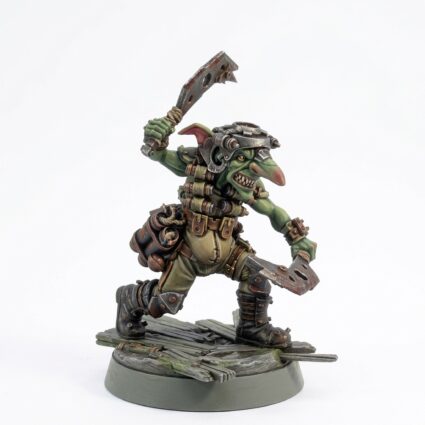 Bomber Pose B Twin Cleaver Chaos - Painted 3D Printed Miniature